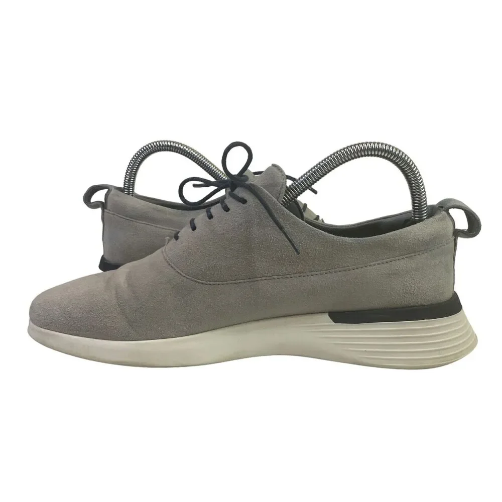 Wolf & Shepherd Crossover Longwing Oxford Shoes Men's Size 7 M Gray White Suede
